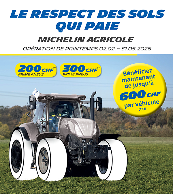 Promotion Michelin 2026 - Agriculture