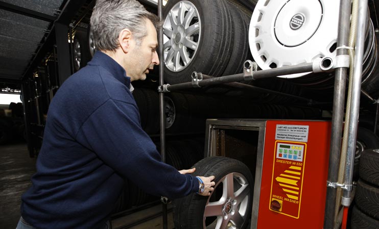 Nettoyage de roues chez JF Pneus